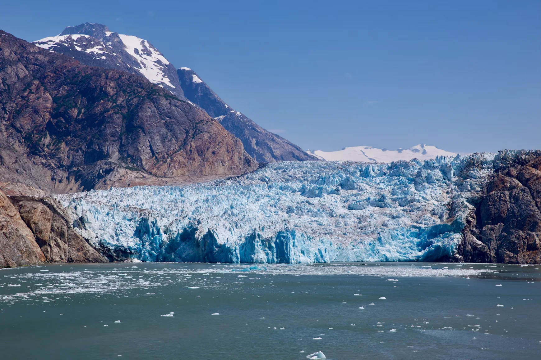 Glacier at an Alaska inlet